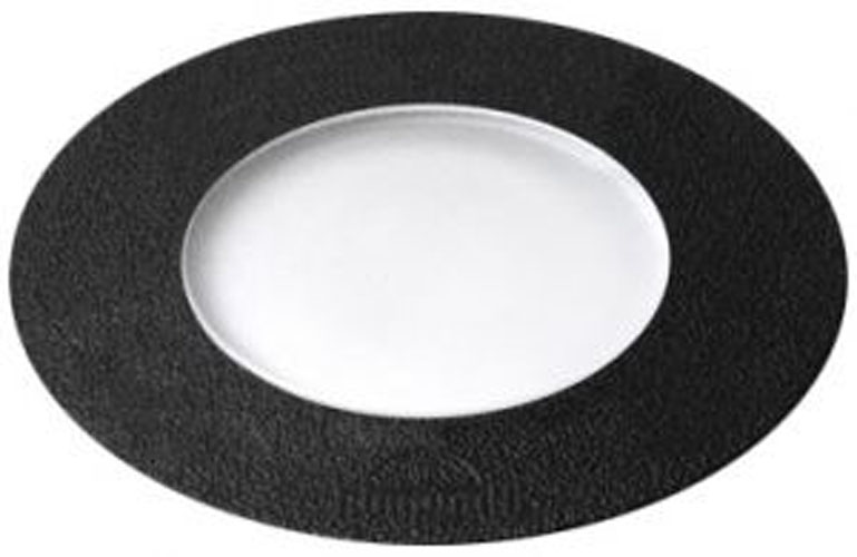 Artefacto Embutido De Piso Ceci GU10 C/ Lamp LED 3,5W Calida/neutra Negro Fumagalli