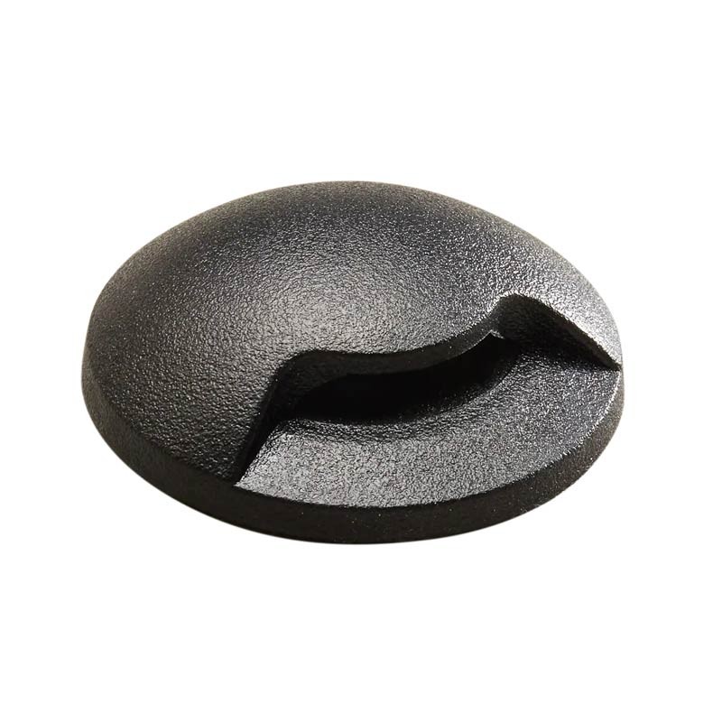 Artefacto Embutido De Piso Aldo G9 Tapa 1 Luz C/lamp LED 1,7W Calida Negro Fumagalli