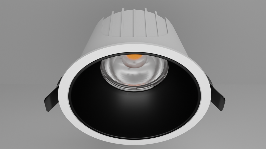 Artefacto LED Circular De Embutir Fijo 25W 2000LM Luz Calida Ø12,6cm Luxar Zaga