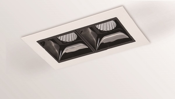Artefacto LED De Embutir 11W Luz Calida Antidesl Bl/ng Storm 2 Argo