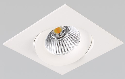 Artefacto LED De Embutir 8W Luz Calida Blanco Katy 1 Argo