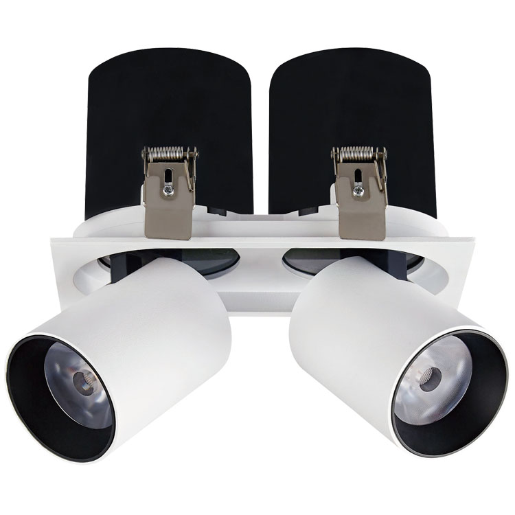 Artefacto LED De Embutir 2x10W 2000LM Luz Calida Elastico Art Zaga