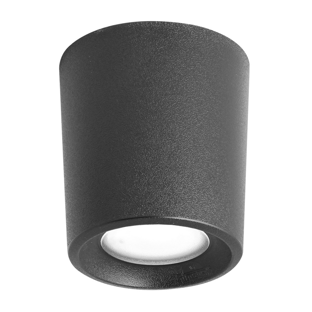 Artefacto De Adosar Ado Techo Con Lampara LED 4,8W 2700/4000K Negro Livia 90 Fumagalli