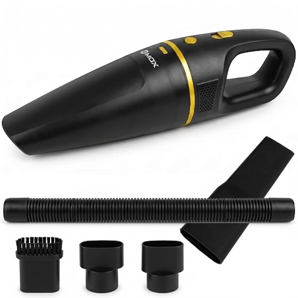 Aspiradora Portátil MOX MO-CV02 120 watts Recargable - Negro Amarillo