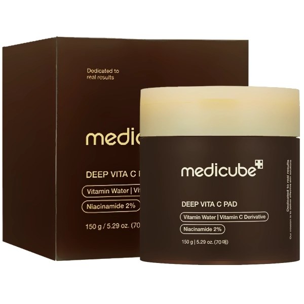 Almohadillas Tónicas Medicube Deep Vita C Pad de 70 Unidades