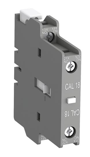 Bloque De Contacto Auxiliar Lateral 1NA + 1NC Para Contactor Af145 - Af750 - Abb