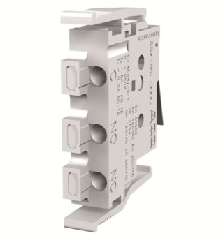 Bloque De Contacto Auxiliar Para Disyuntor Caja Moldeada 24VDC Xt1 - Xt4 - Abb