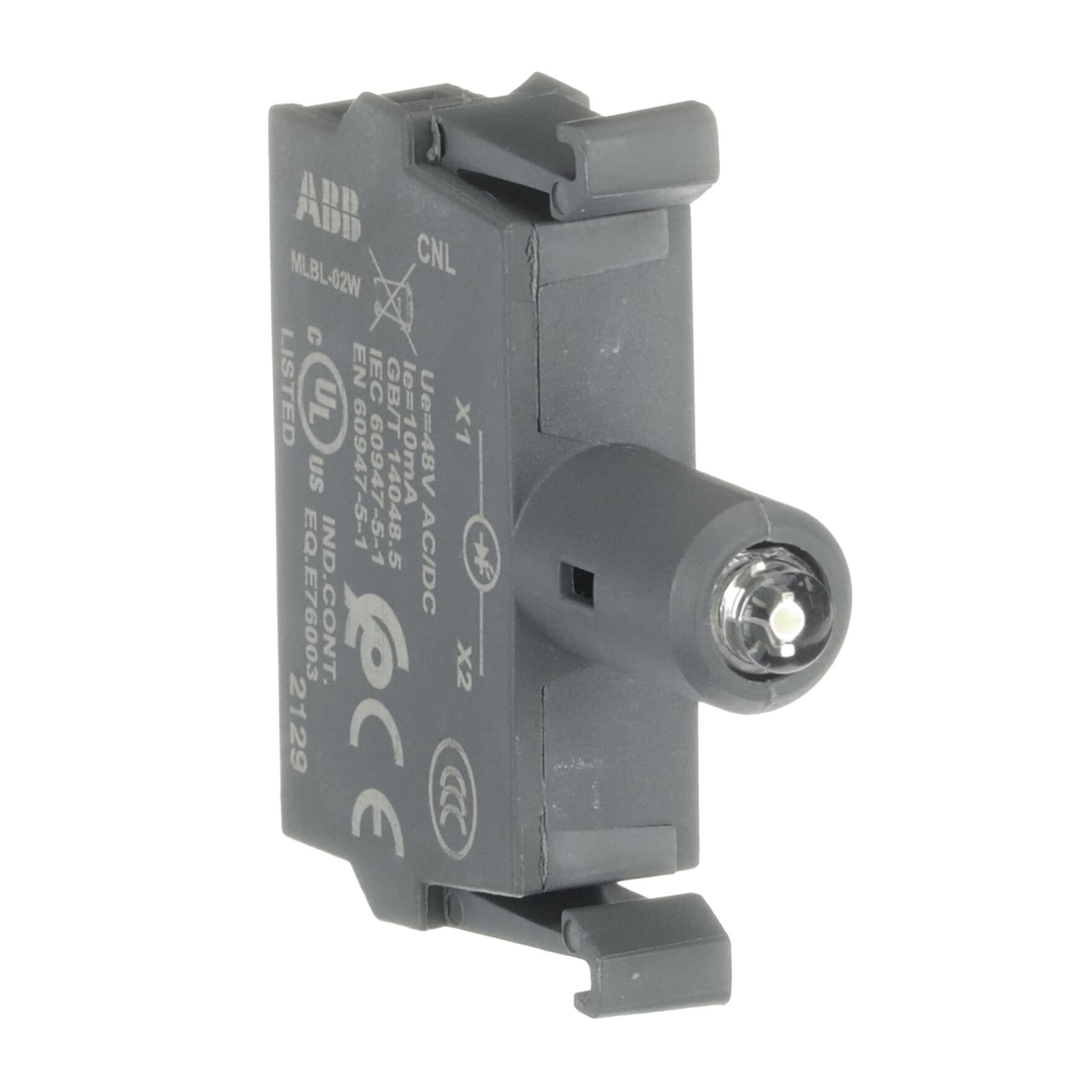 Bloque LED Blanco P/ Señalizadores 48VCA/CC - Abb