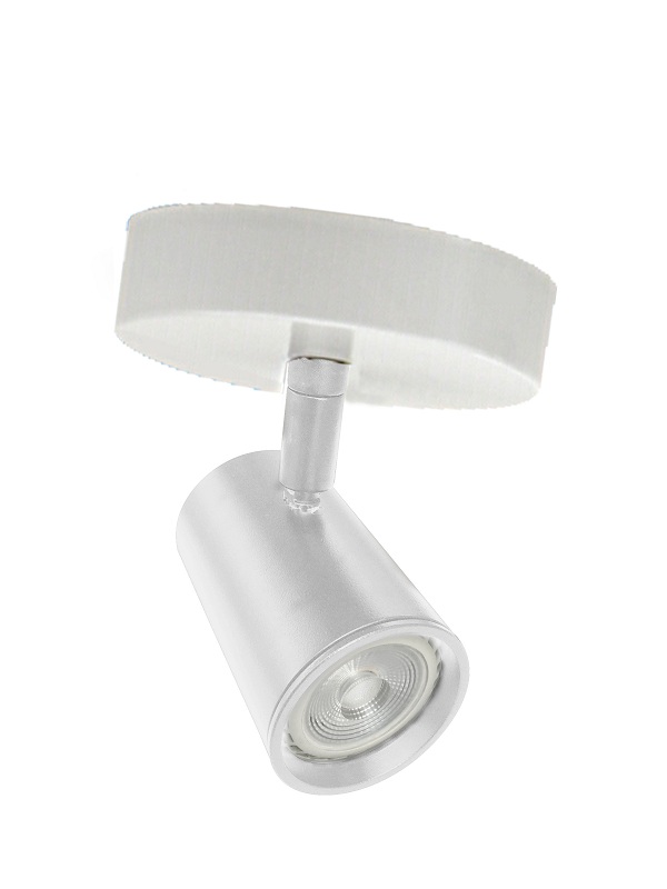 Cabezal Dicro GU10 Blanco Con Base Focus Zaga