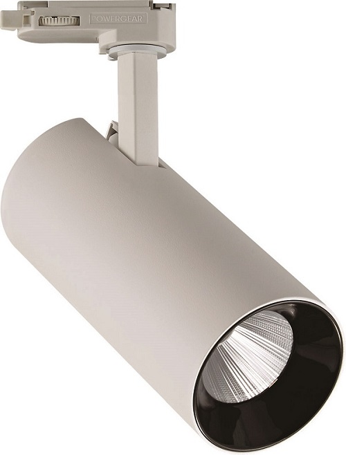 Cabezal LED De 10W Luz Calida Con Adaptador Para Riel Blanco Eos Argo