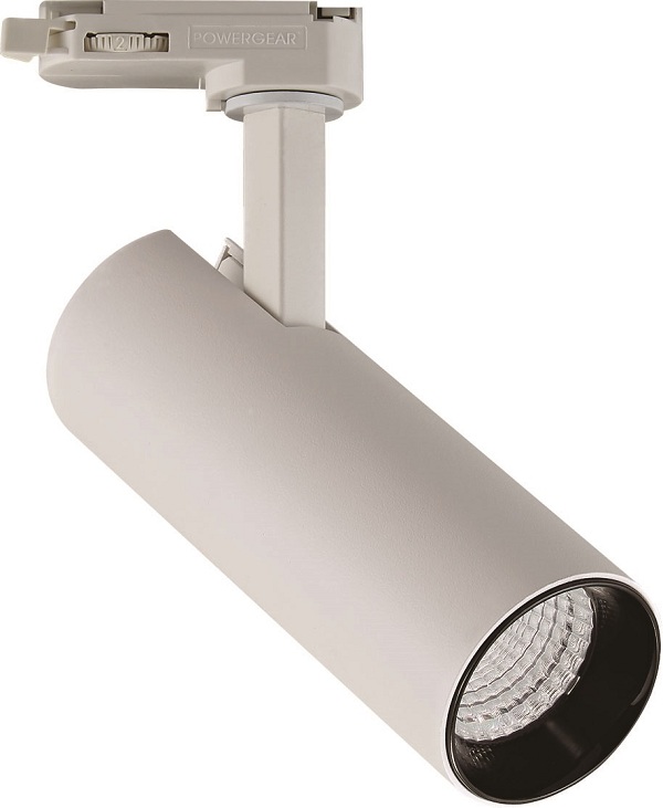 Cabezal LED De 20W Luz Calida Con Adaptador Para Riel Blanco Eos Argo