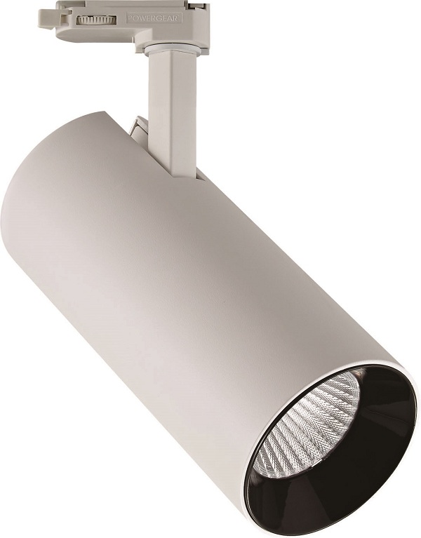 Cabezal LED De 30W Luz Calida Con Adaptador Para Riel Blanco Eos Argo