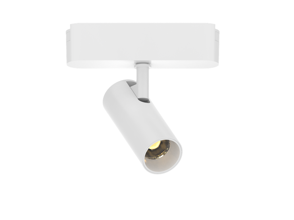 Cabezal LED P/riel Magnetico 6W 3000/4000/6500K Blanco Linpi Minitrak - Zaga