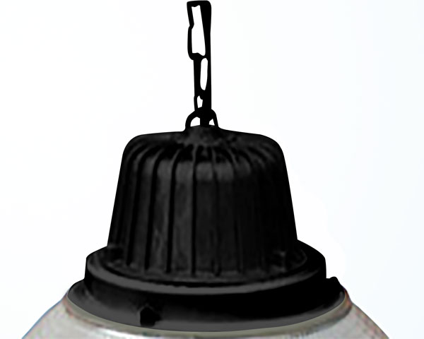 Cabezal Para Colgante Flc E40 Negro Argo