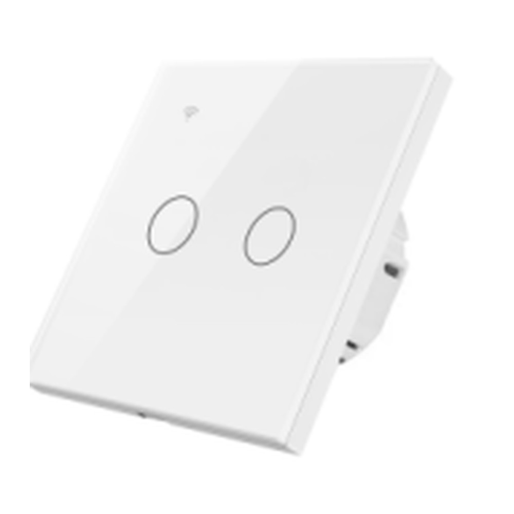Interruptor Tactil Blanco 2 Modulos EU - S-1214 - Similar