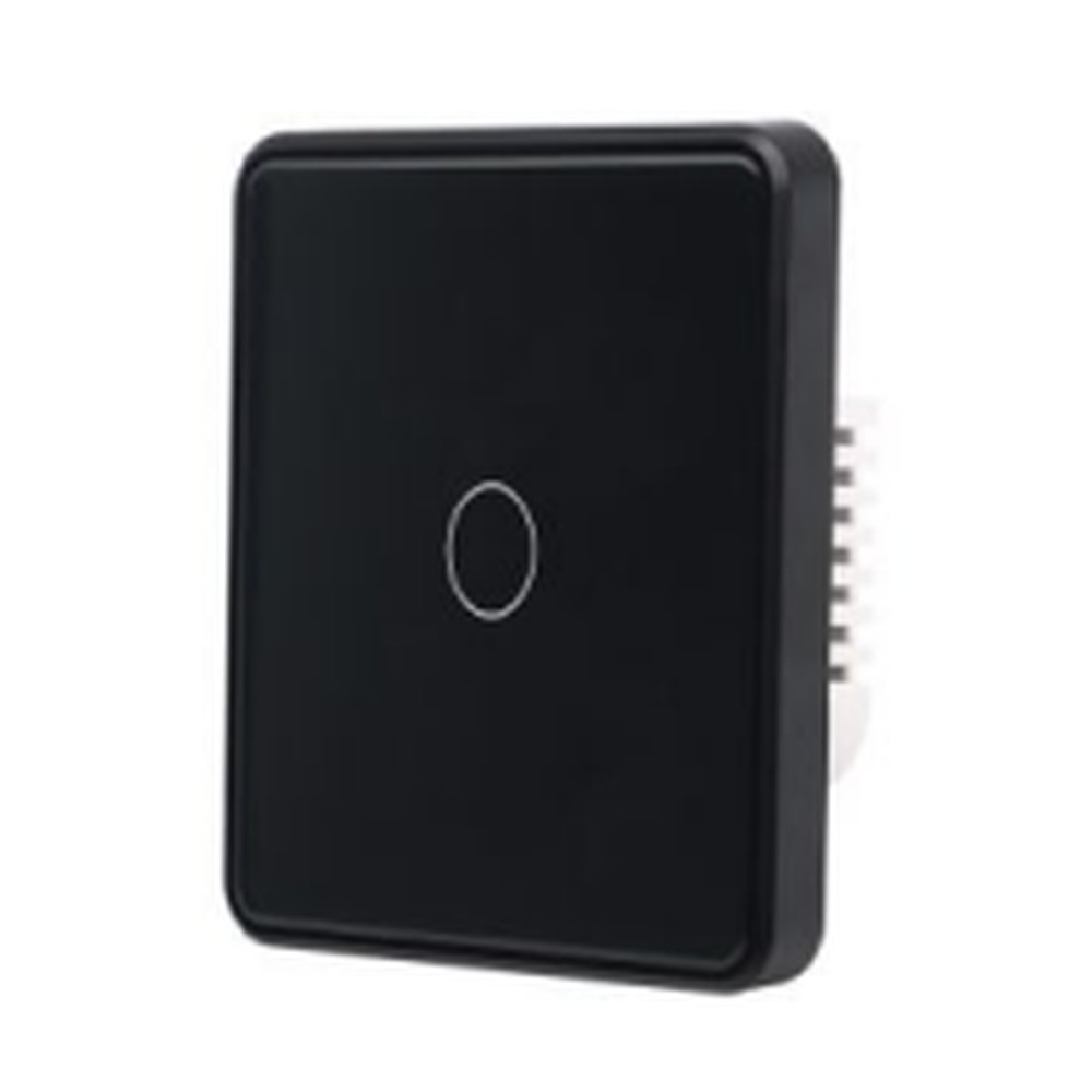 Interruptor Plano PC Negro 1 Modulo EU - S-1121 - Similar
