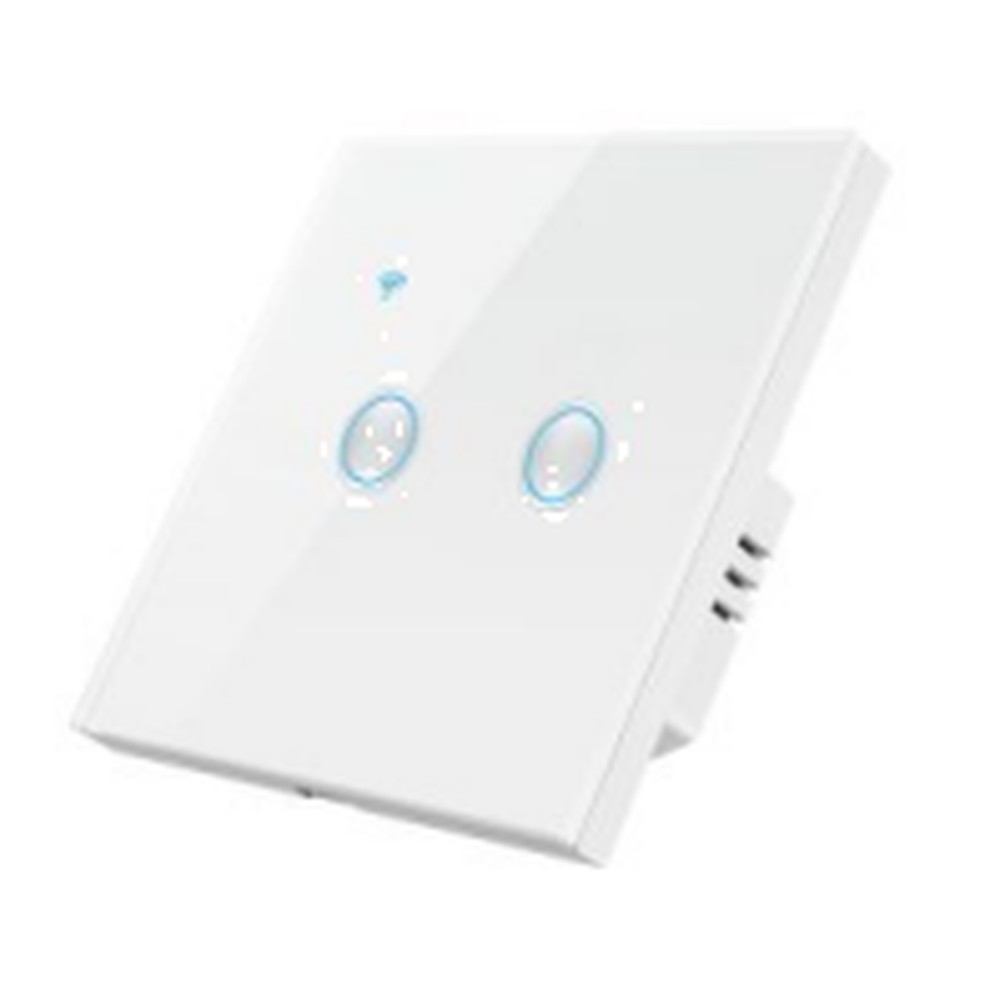 Interruptor Concavo S/Marco Blanco 2 Modulos EU - S-3211 - Similar