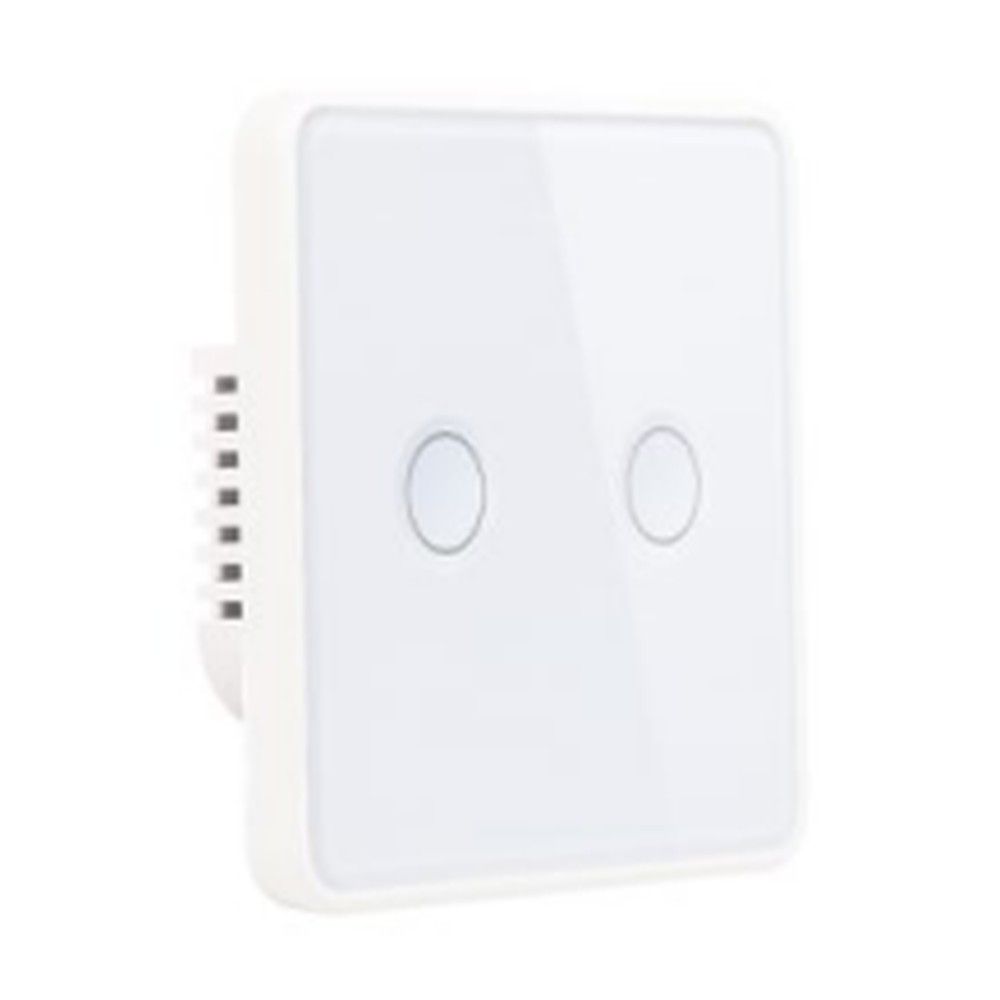 Interruptor Concavo Marco PC Blanco 2 Modulos EU - S-3213 - Similar