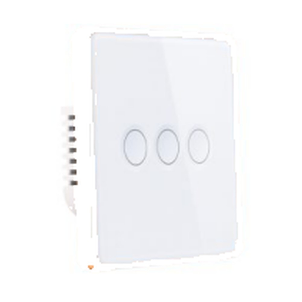 Interruptor Concavo Marco Metal Blanco 3 Modulos EU - S-4313 - Similar