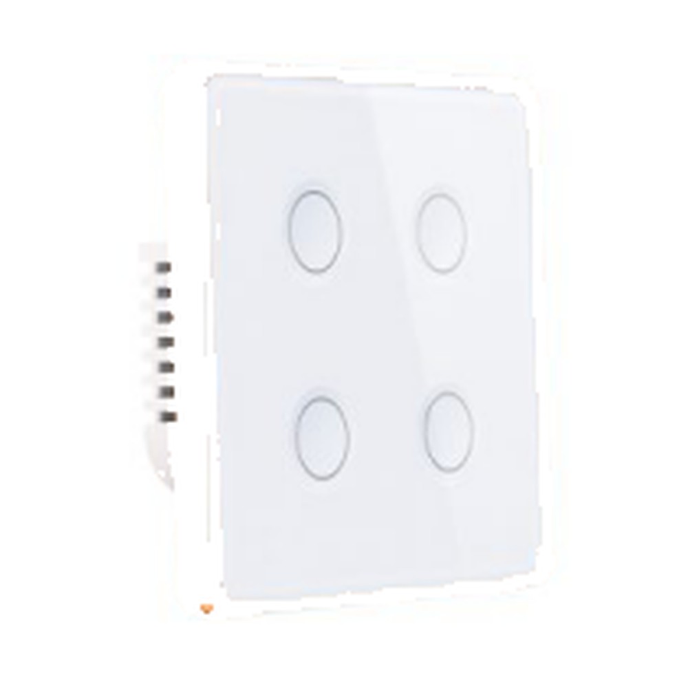 Interruptor Concavo Marco Metal Dorado 4 Modulos EU - S-4413 - Similar