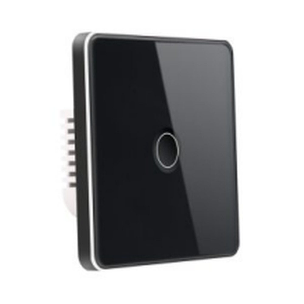 Interruptor Concavo Marco Metal Negro 1 Modulo EU - S-4123 - Similar