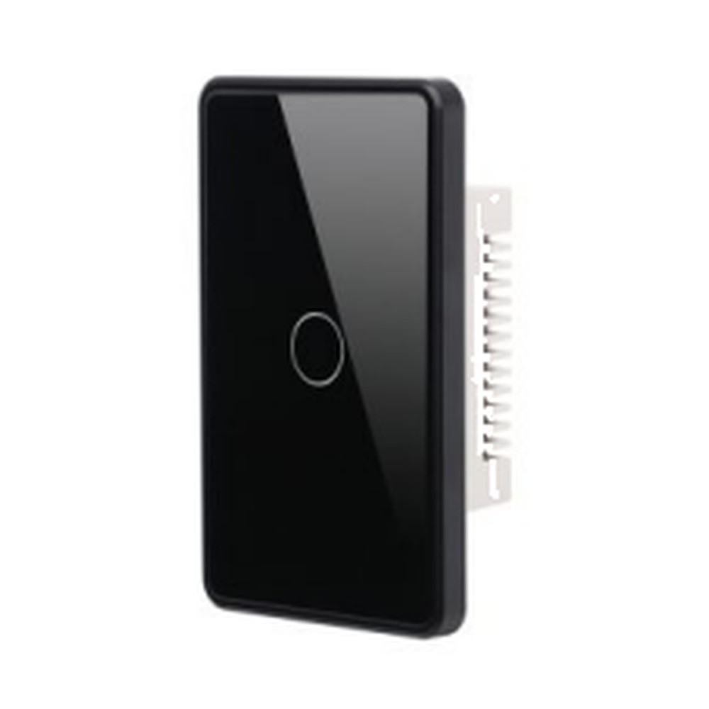 Interruptor Plano PC Negro 1 Modulo US - S-1523 - Similar