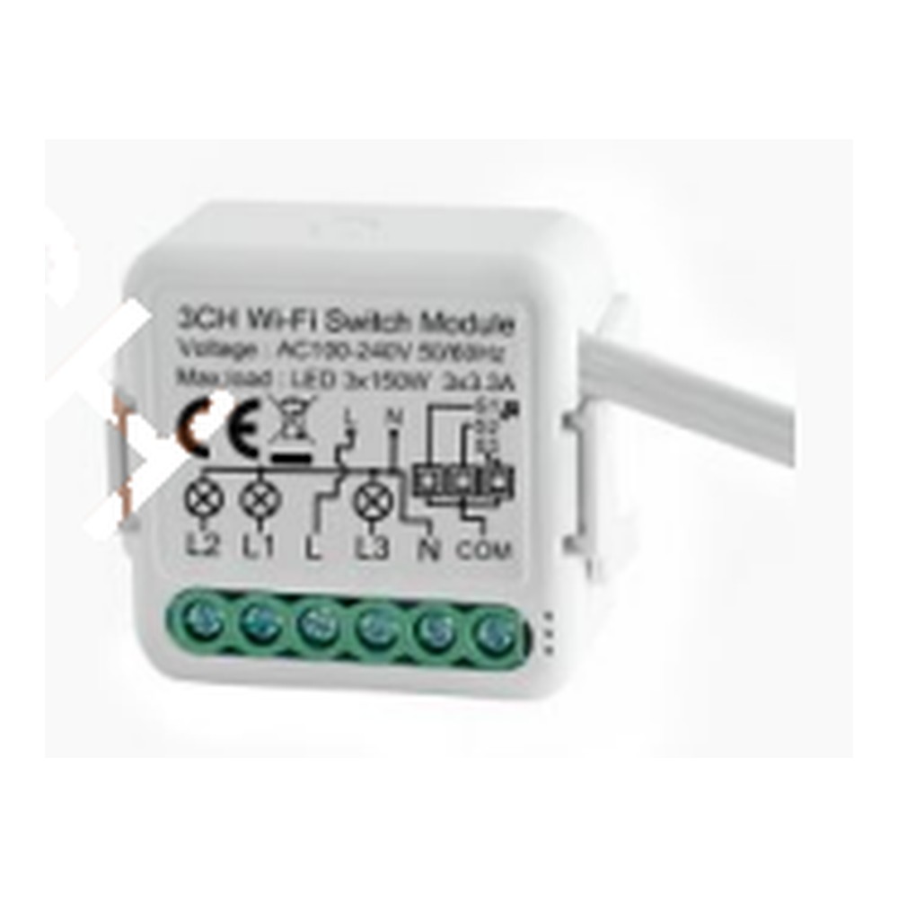 Modulo Interruptor 3 Canales c/Neutro - S-3CH - Similar