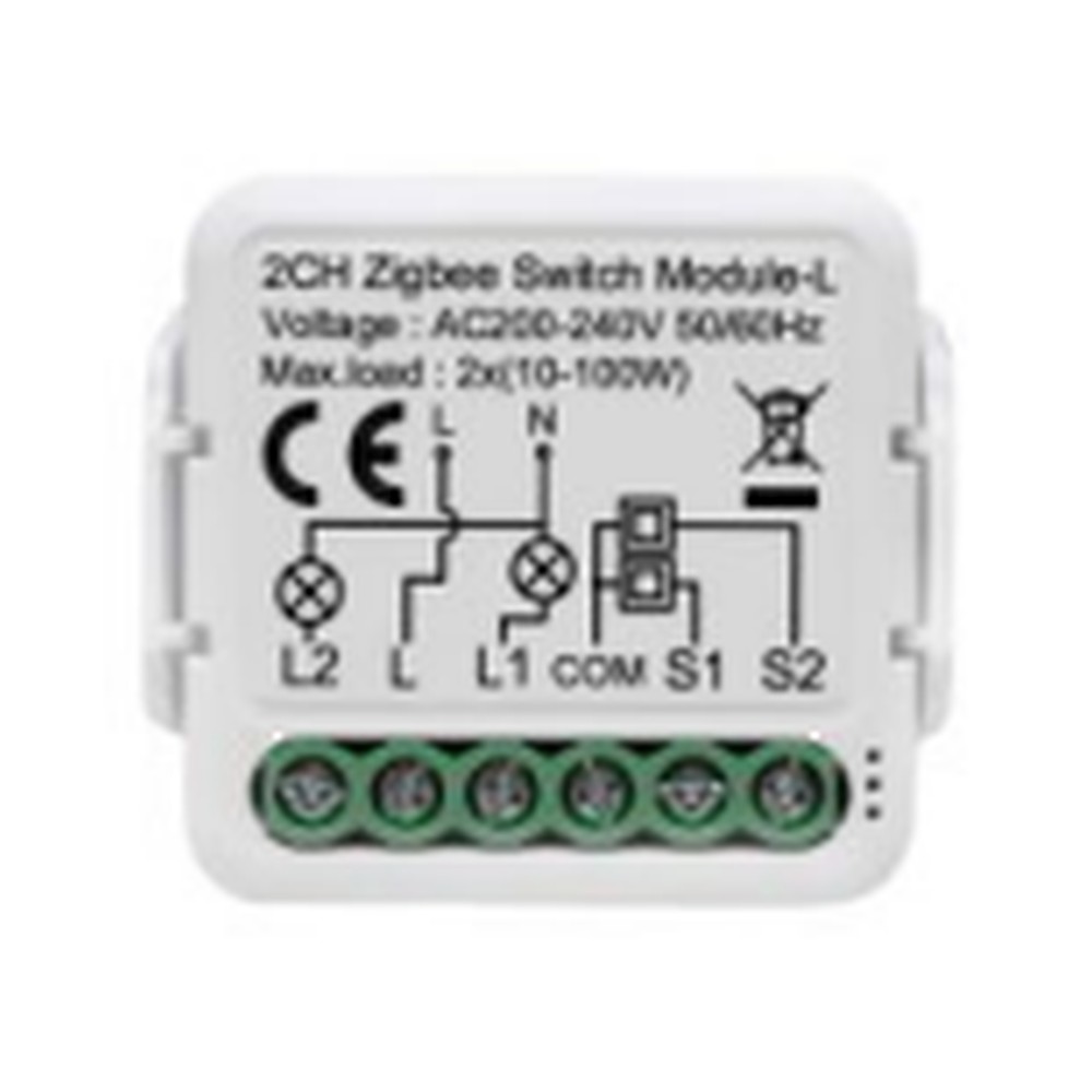 Modulo Interruptor 2 Canales S/Neutro - S-L2CH - Similar