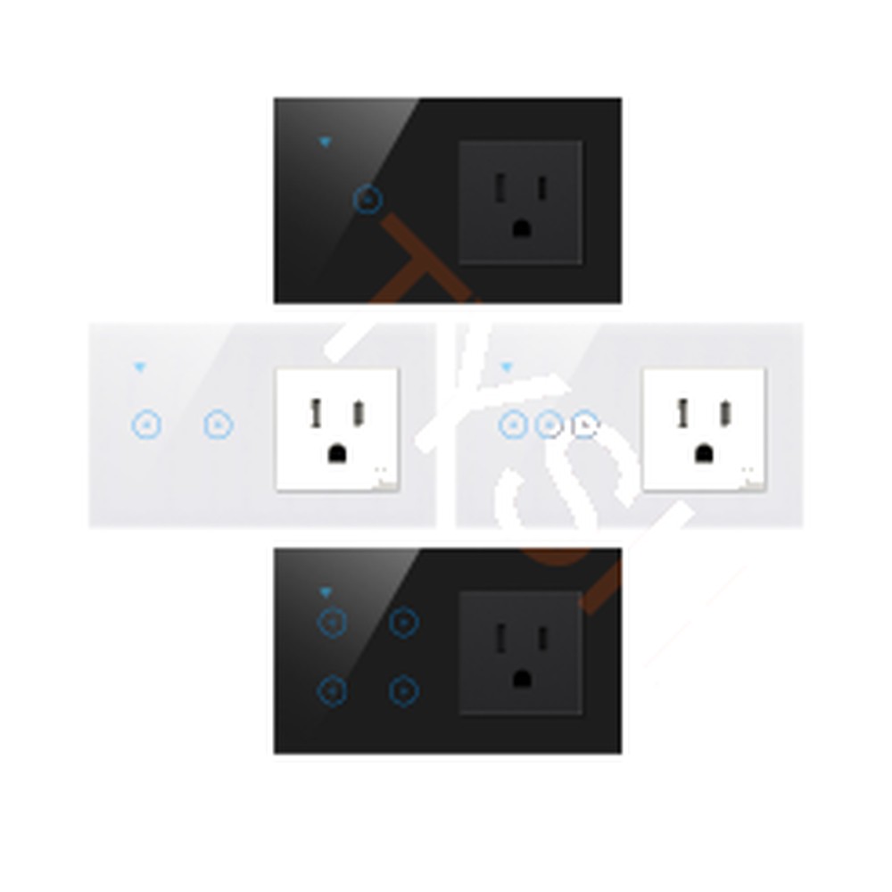 Tomacorriente US c/Interruptor Luz - S-US06 - Similar