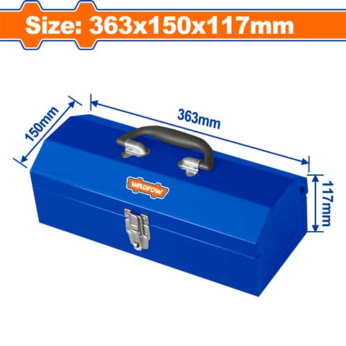 Caja De Herramientas Metálica 36X15X12CM - Wadfow