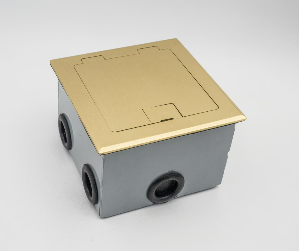 Caja De Piso De Bronce P - 4 Modulos - Cambre
