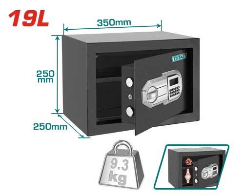 Caja Fuerte 19L (25x35x25cm) - Total