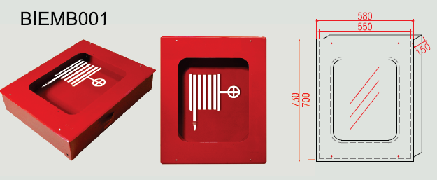 Caja Metalica Para Boca De Incendio De Embutir - Cominsa Electric