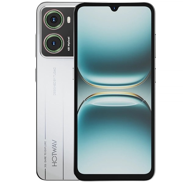 Celular HOTWAV X100GT Dual SIM de 256GB 8GB RAM de 6.9" 48MP 16MP - Pearl White