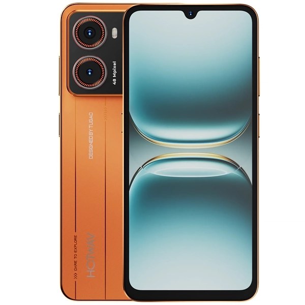 Celular HOTWAV X100GT NFC Dual SIM de 256GB 8GB RAM de 6.9" 48MP 16MP - Sunset Orange