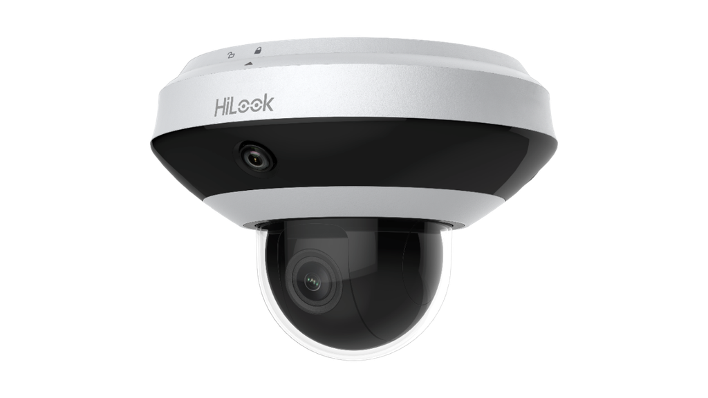 Camara Ip Mini Panovu + PTZ 2MP 1080P 4X PTZ - P332zi - De3 - Hilook