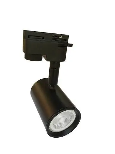 Cabezal Dicro Fenda Negro c/Zócalo GU10 c/Adaptador Ø6x14,5cm - PIX
