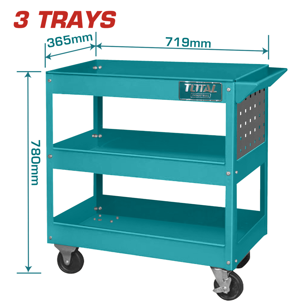 Carro De Herramientas 78CM (3 Bandejas) - Total