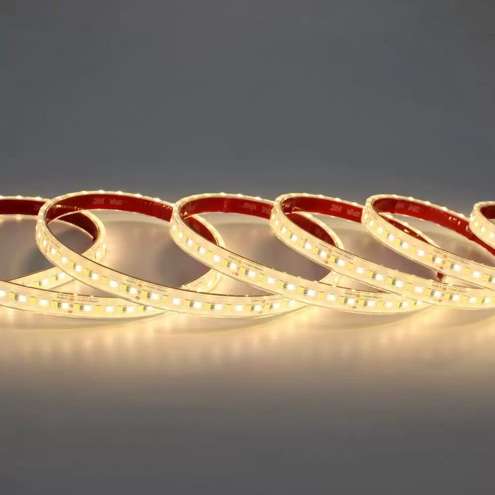 Cinta LED 140LEDS Por Metro Para Uso Exterior Luz Calida 24V Irc90 Zaga