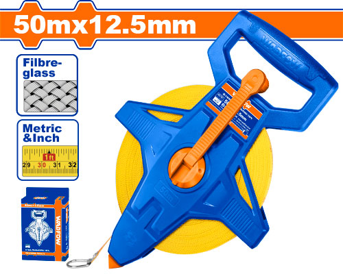 Cinta Métrica De Fibra De Vidrio 50M X 12.5MM - Wadfow