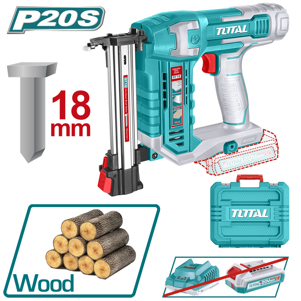 Clavadora A Bateria 20V 18MM - Sin Bat - Tcstli3805 - Total