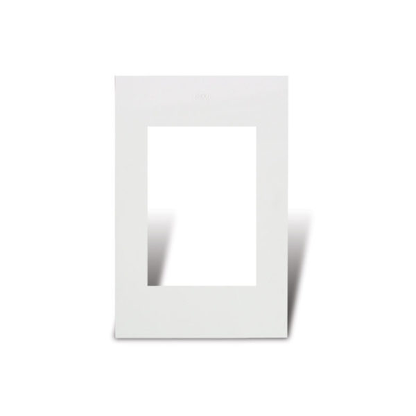 Conjunto De Placa Blanca De 4 Modulos Con Soporte - Linea Siglo 21 - Cambre