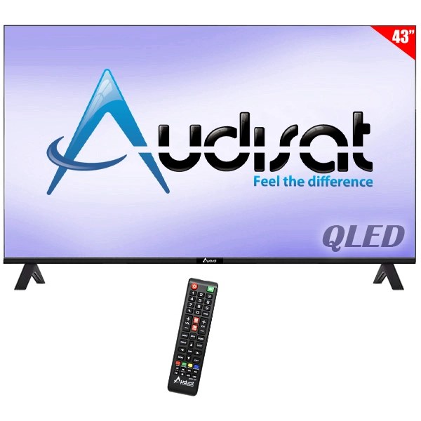 Smart TV QLED 43" Audisat AD-43Q (2026) Full HD Android TV Wi-Fi con Conversor D