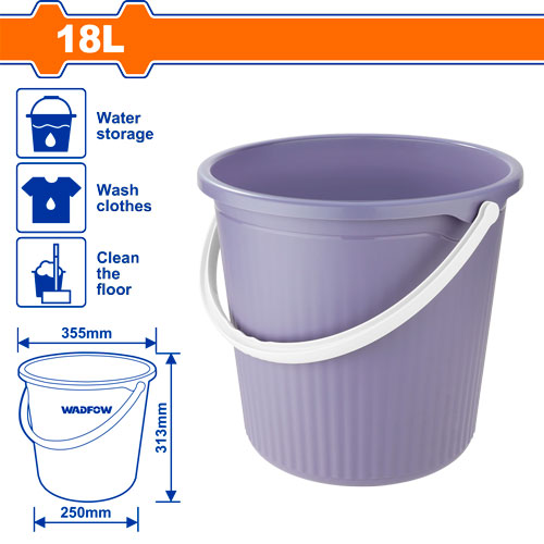Cubo De Plástico (18l) - Wadfow