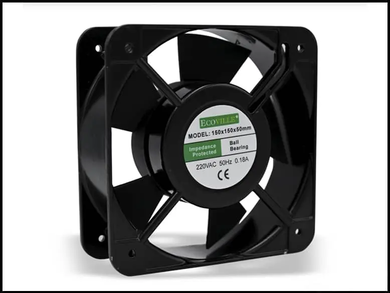 Ventilador Tablero 150X150 220V C/ Cable - Ecoville