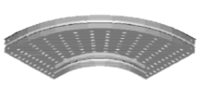 Curva Horizontal 90° Ranurada 450 X 50 Mm #20 - Cominsa Electric