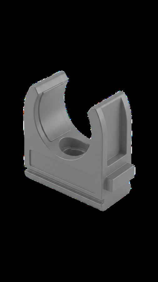 Abrazadera Clip Conduit Elektron 20mm - Gris