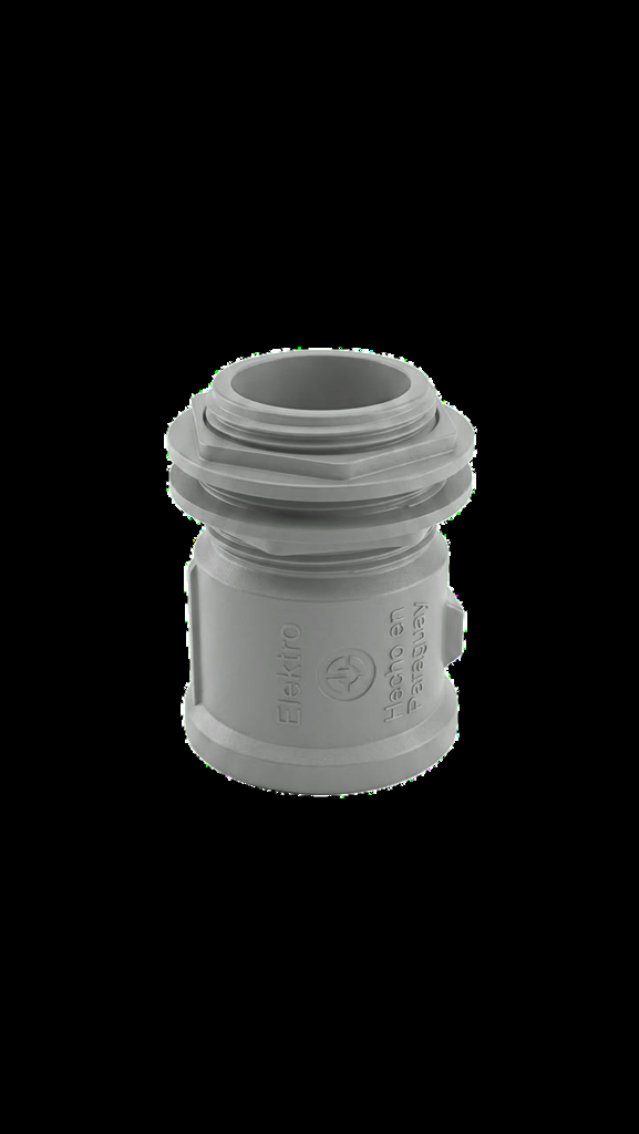 Terminal con Tuerca Conduit Elektron 20mm - Gris