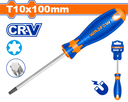 Destornillador Torx T10 5.0X100MM - Crv - Wadfow