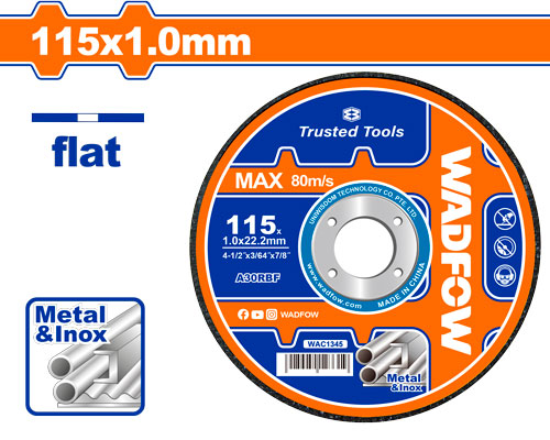 Disco De Corte Metal (115x1.0x22.2mm) - Wadfow